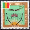 3055 - Y&T n° 17 -  neuf sans charnière - Armoiries - Aigle - Arc et flèche - 1964 - Mali