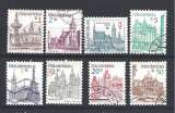 Rep Tcheque  Y & T N°  14/21  Vues de monuments de villes Tchéques