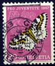 SUISSE 1957 Y&T 599 (o) PAPILLONS