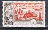 Saint Pierre et Miquelon PA  22 libération 1/4 de cote neufs avec trace de charniere* TB mh cote 23 