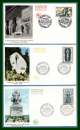 France FDC N° 1335 /7 Hauts lieux de la Résistance 1962 (cote XX) 