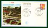 France FDC N° 1353A Armoiries d' Agen 1964 blason 