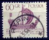 POLOGNE 1965 Y&T 1420 (o) BATEAU
