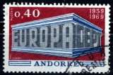 ANDORRE FRANCAIS 1969 Y&T 194 (o) EUROPA