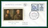 France FDC silk soie N° 2428 Emission commune France - Finlande 1986 Maupertuis - La Condamine