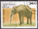 C854 - Y&T n° 1278 - oblitéré - Eléphant d'Afrique - 1997 - Laos