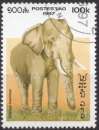 C855 - Y&T n° 1275 - oblitéré - Eléphant adulte - 1997 - Laos
