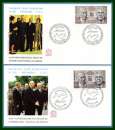 FDC Emission commune France - Allemagne 1988 N° 2501 De Gaulle + 1183 Adenauer