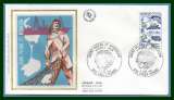 FDC silk soie St Pierre et Miquelon 1982 N° 2193 voilier pêche carte