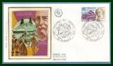 FDC soie M. Pottecher Bussang 1975 N° 1846 Théâtre du peuple