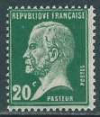 FRANCE 1923 Y&T 172 Neuf ** - Pasteur 20c vert foncé