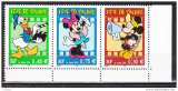 France 3641a 3643 fete du timbre 2004 DISNEY neufs ** LUXE MNH sin charnela  