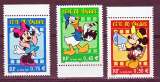 France 3641a 3643 fete du timbre 2004 DISNEY neufs ** LUXE MNH sin charnela  
