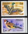 Andorre N° 342 /3 ** protection nature canard oiseau