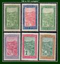 Madagascar N° 156 / 161 * complet  (cote 15,50 €) traces légères charnières