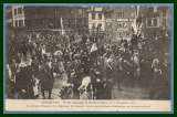CPA STRASBOURG Entrée Maréchal Pétain 1918 (pli central) écrite 1919