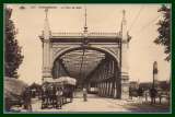 CPA STRASBOURG Pont de Kelh non écrite TB brücke bridge attelage militaires