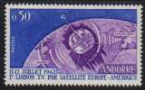 ANDORRE N° 165 *  (trace légère) Satellite