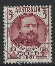 Australie - 1951 - Y & T n° 181 - Cent. de la découverte de l'or - Edouard Hammon Hargraves - O.