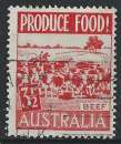 Australie - 1952 - Y & T n° 193 - Production alimentaire - Viande - O.