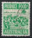Australie - 1952 - Y & T n° 190 - Production alimentaire - Viande - O.
