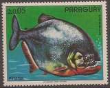 PARAGUAY 1975 : Oblitéré/Used # Poisson - Pirana