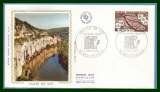 miniature FDC silk soie Vallée du Lot 1974 N° 1807