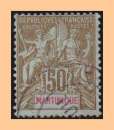 Martinique N° 49 Obl  TB