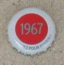 France Capsule Bière Crown Cap Beer Kronenbourg Série Limitée Les Années qui Comptent 1967