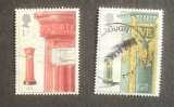 miniature GB 2002 Pillar Boxes YT 2373 /2374