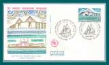 miniature FDC 1856 Pont de St Nazaire  1975 bridge brücke