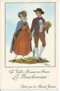miniature Chromo - Le Bourbonnais - Provinces de France - Farines Jammet - Dos scanné