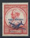 Monaco PA N°14 Obl (FU) 1946 - Prince Louis II et Avions