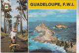 miniature Cpm Guadeloupe Allée Beaumanoir et Rocher de la Pointe  du grand Terne