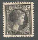 Luxembourg 1930-31 Y&T 219 oblitéré - Grande-duchesse Charlotte (trace de charnière) 