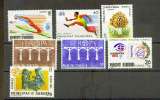 Andorre Espagnol 1984 année complète poste 165 171 neufs ** TB MNH cote 5.6