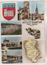 miniature cpsm 69 Villefranche-sur-Saône Multivues , carte géographique , blason