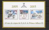 MONACO 2015  Bloc 3T neufs**
