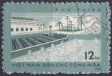 E998N - Y&T n° 385 - oblitéré - Station de pompage de Nhu Quynh - 1964 - Vietnam