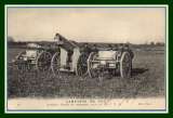 CPA Campagne 1914 Artillerie lourde pièce de 155 C.T.R. voy 