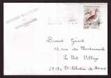 miniature France 1993 Y&T 27869 (o) fuligule nyroca 3,00 seul  sur lettre Maubeuge avec flamme