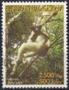 1617N - Y&T n° 1847 - oblitéré - Lémurien indri indri - 2003 - Madagascar