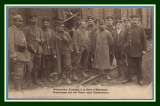 CPA Prisonniers Français à la Gare d' Etterbeek Guerre 1914 non écrite GP Train TB