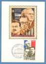 Carte Maximum Soie FDC N° 1853 Libération des camps Besançon 1975