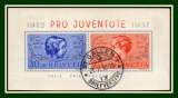 Suisse Bloc N° 3 Obl. 1938 (cote 50€) Pro Juventute 1937