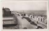 cpsm 80 Cayeux  ( daguin ) La Plage et les Cabines , vue sur Ault ( Automobiles )