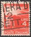 2804N - Y&T n° 492 - oblitéré - Flambeau - 1945/48 - Italie