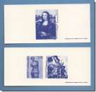miniature Gravure N° 3234 à 3236 Philexfrance  1999 (sous faciale) Joconde Liberté Vénus