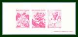 miniature Gravure N° 3248 à 3250 Roses 1999 (sous faciale)