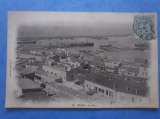 ALGERIE-ORAN-le port , circulée en 1905